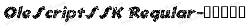 OleScriptSSK Regular字体转换